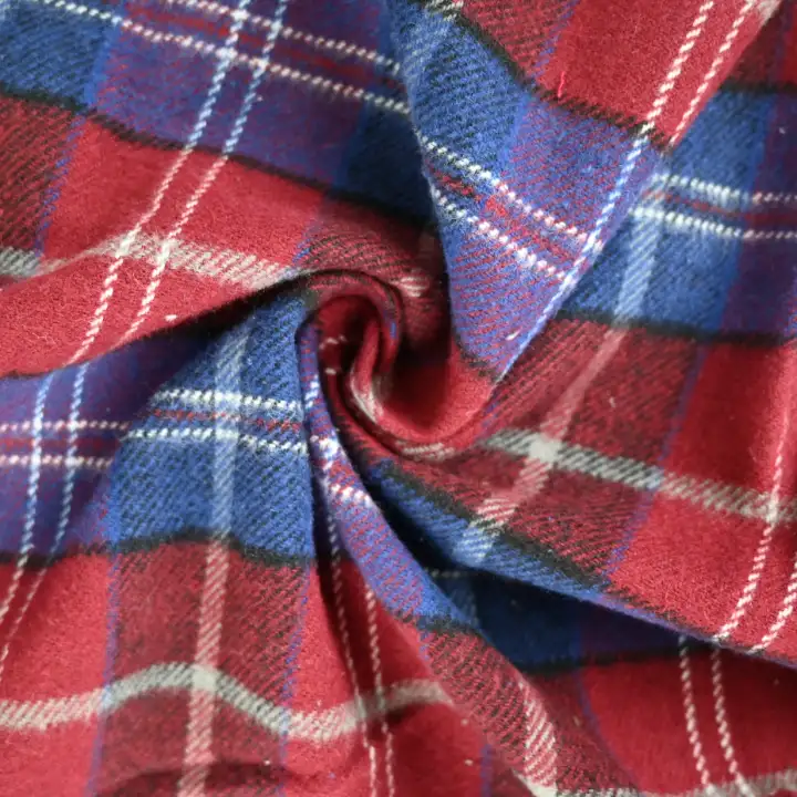 India Fabric for Shirt,Crop Top,Skirt,Over Shirt Cotton YD Flannel Natural Woven Fabric Cotton Flannel YD Checks color buy from India wholesaler bulk order at wholesale price free worldwide shipping Alibaba