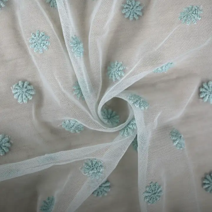 India Fabric for Blouse,Skirt,Crop Top Cotton Plain Natural Woven Fabric Polyester Poly Mesh Schiffly color buy from India wholesaler bulk order at wholesale price free worldwide shipping Alibaba