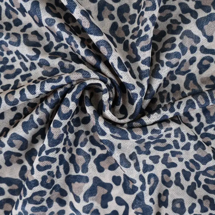India Fabric for Sports Bras,Yoga Clothes,Swim Shorts Mesh Knit Fabric Polyester Spandex Animal Print color buy from India wholesaler bulk order at wholesale price free worldwide shipping Alibaba