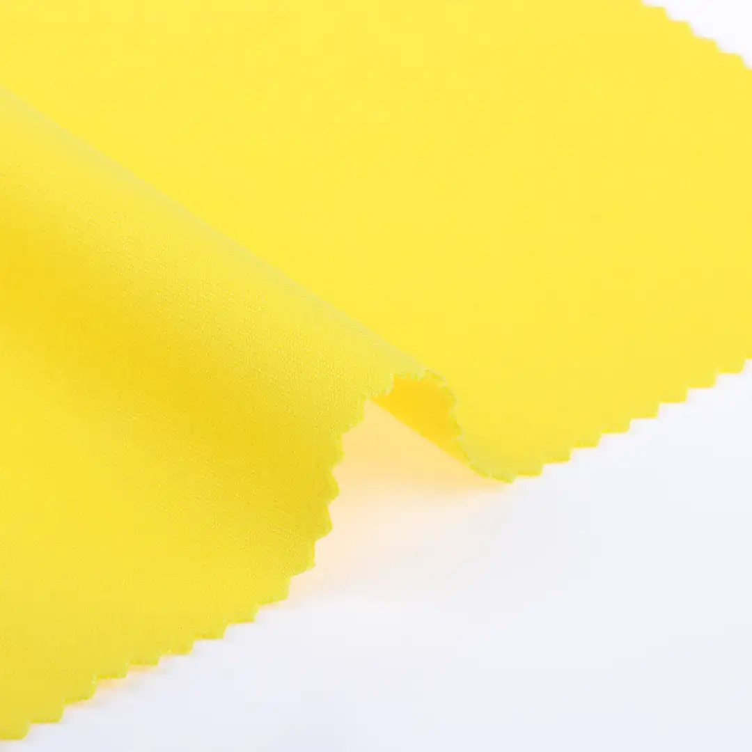 China Fabric for Jackets,Blazer Ponte Roma Knit Fabric Rayon Nylon Spandex YELLOW color buy from China wholesaler bulk order at wholesale price free worldwide shipping Alibaba