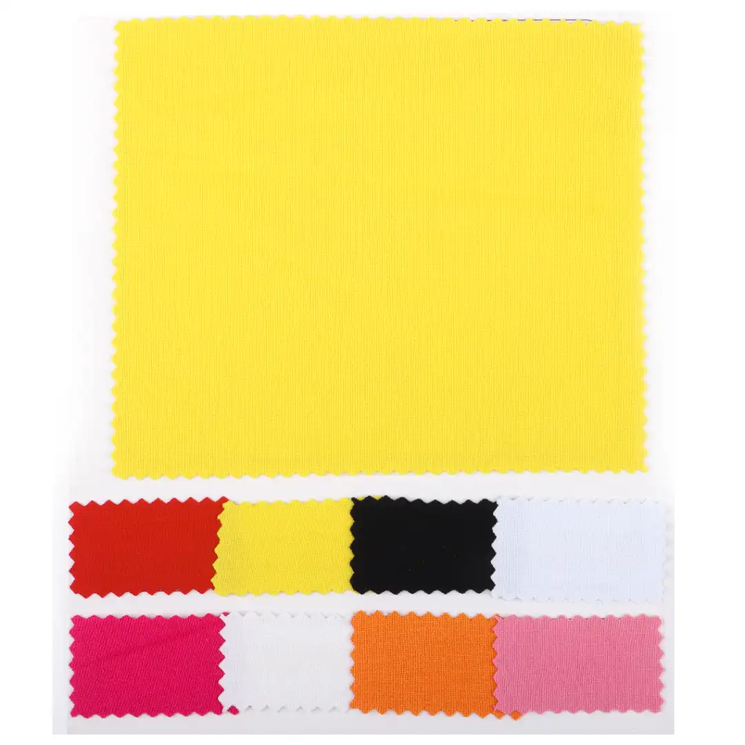 China Fabric for Jackets,Blazer Ponte Roma Knit Fabric Rayon Nylon Spandex YELLOW color buy from China wholesaler bulk order at wholesale price free worldwide shipping Alibaba