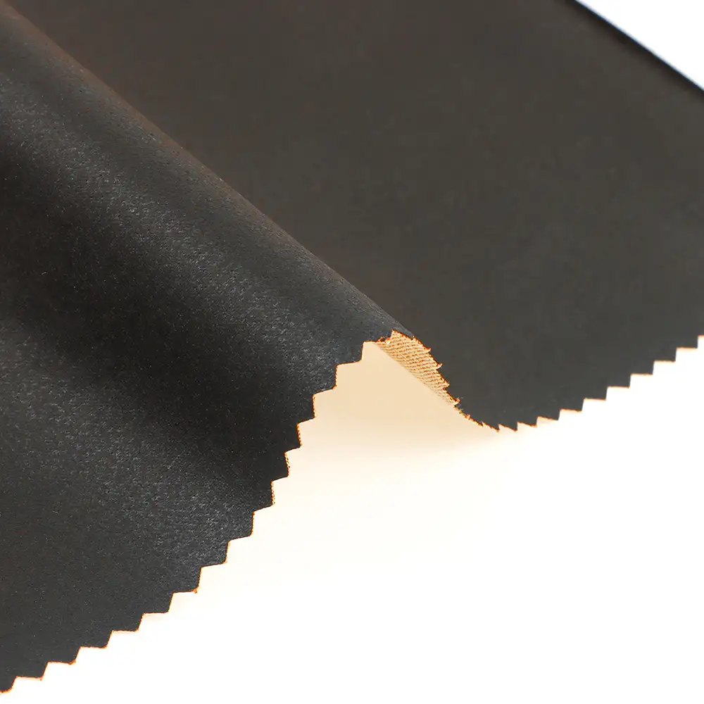 China Fabric for Blazer PU Woven Blended Fabric Cotton Brown color buy from China wholesaler bulk order at wholesale price free worldwide shipping Alibaba