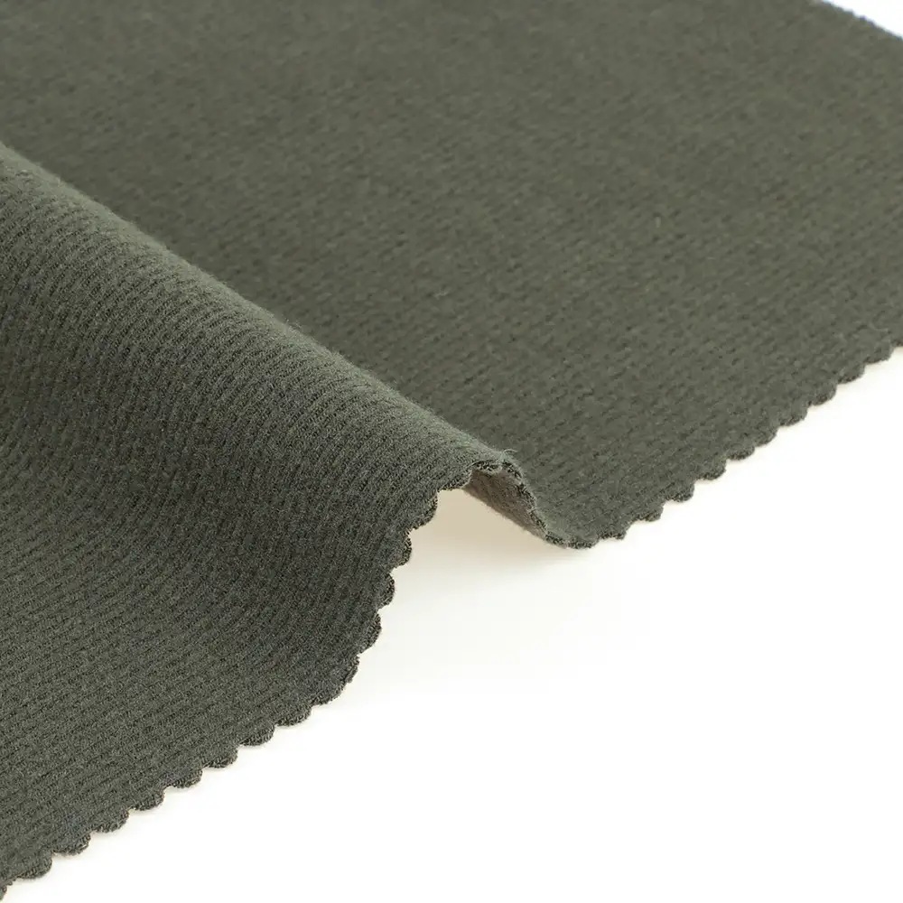 China Fabric for Tank Top,Crop Top,Hoodie Rib Knit Fabric Rayon Acrylic Spandex Green color buy from China wholesaler bulk order at wholesale price free worldwide shipping Alibaba