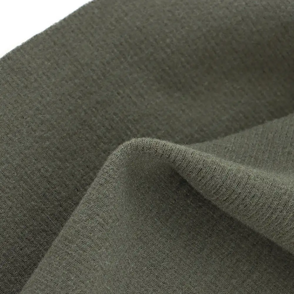 China Fabric for Tank Top,Crop Top,Hoodie Rib Knit Fabric Rayon Acrylic Spandex Green color buy from China wholesaler bulk order at wholesale price free worldwide shipping Alibaba