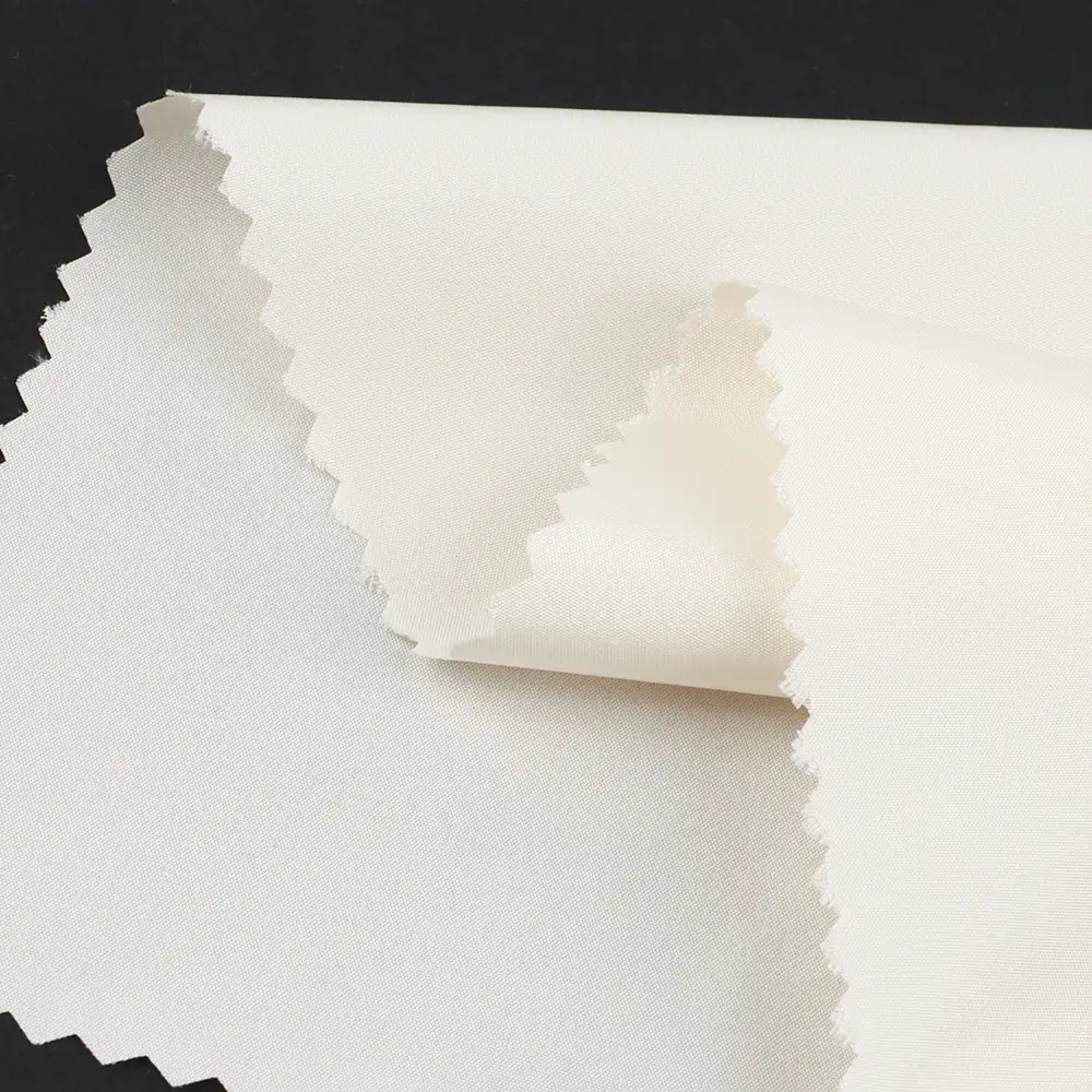 China Fabric for Blouse,Pajamas,Loungewear Polyester Pongee Synthetic Woven Fabric Polyester Beige color buy from China wholesaler bulk order at wholesale price free worldwide shipping Alibaba