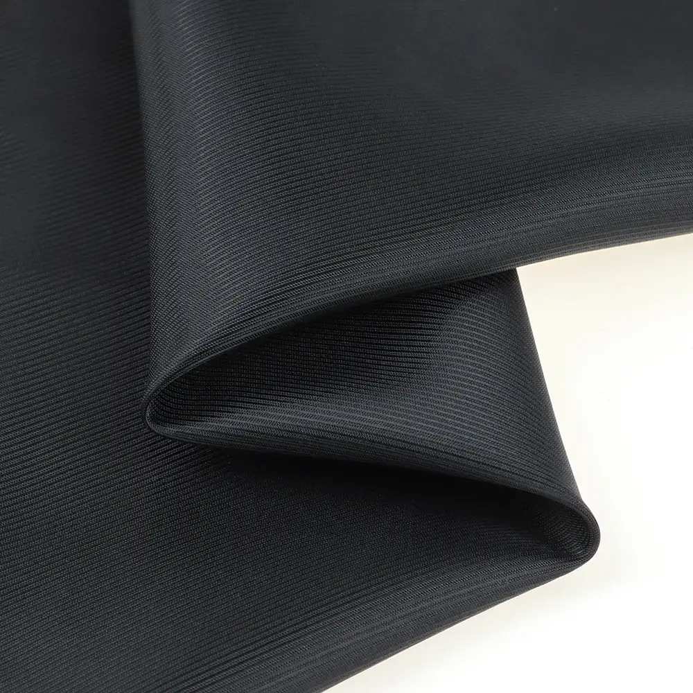 China Fabric for Trench Coat Polyester Taffeta Synthetic Woven Fabric Polyester Black color buy from China wholesaler bulk order at wholesale price free worldwide shipping Alibaba