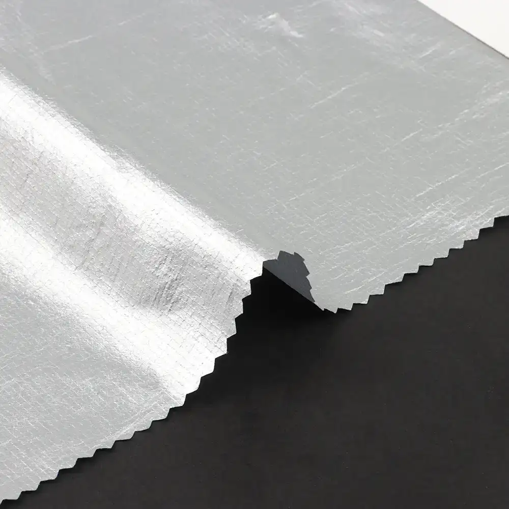 China Fabric for Blazer Nylon Taffeta Synthetic Woven Fabric Nylon silver color buy from China wholesaler bulk order at wholesale price free worldwide shipping Alibaba