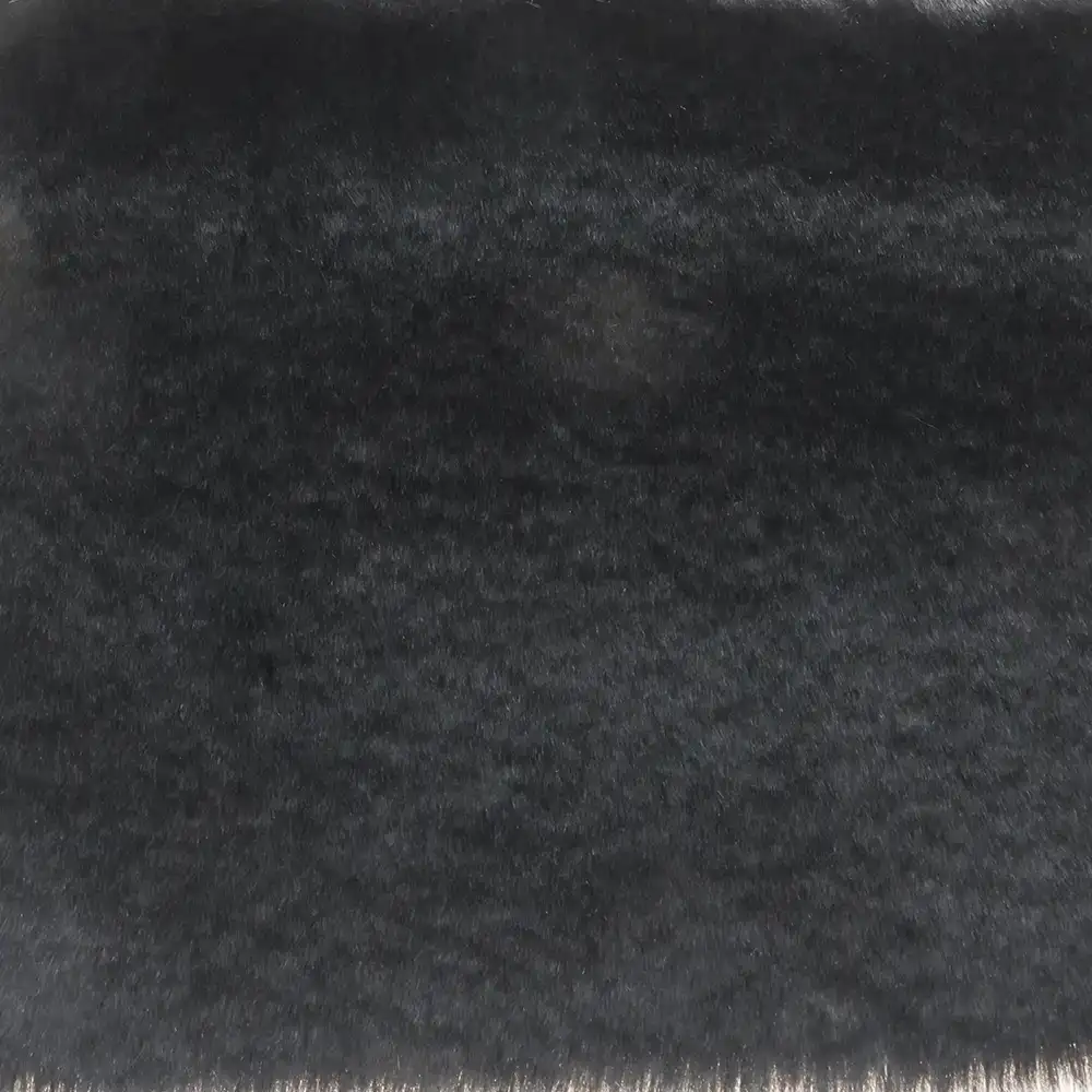 China Fabric for Hoodie,Sweatshirt Fake Fur Knit Fabric Polyester Black color buy from China wholesaler bulk order at wholesale price free worldwide shipping Alibaba