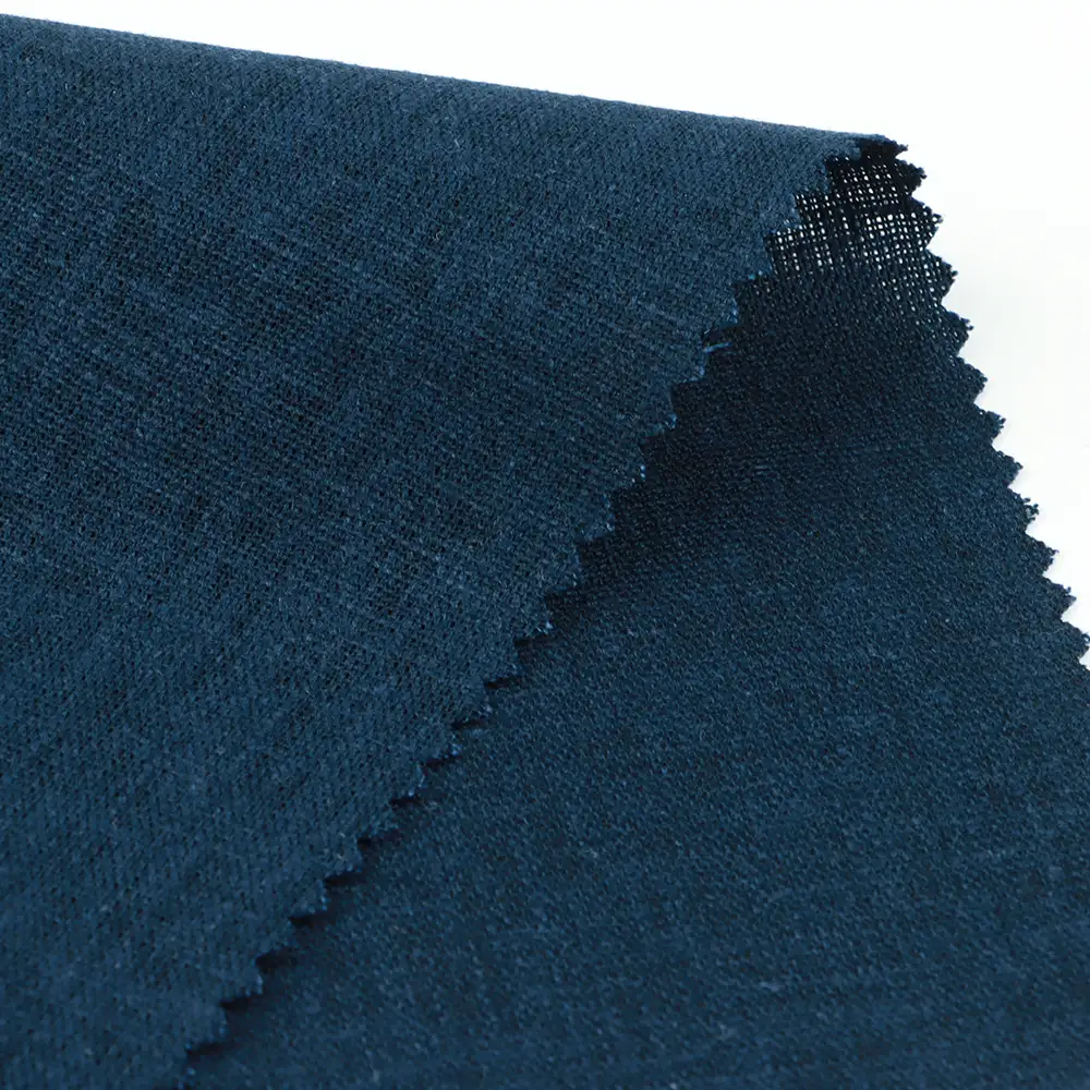 China Fabric for Shirt,Crop Top,Skirt,Over Shirt Linen/Rayon Plain Natural Woven Fabric Linen Rayon Blue color buy from China wholesaler bulk order at wholesale price free worldwide shipping Alibaba