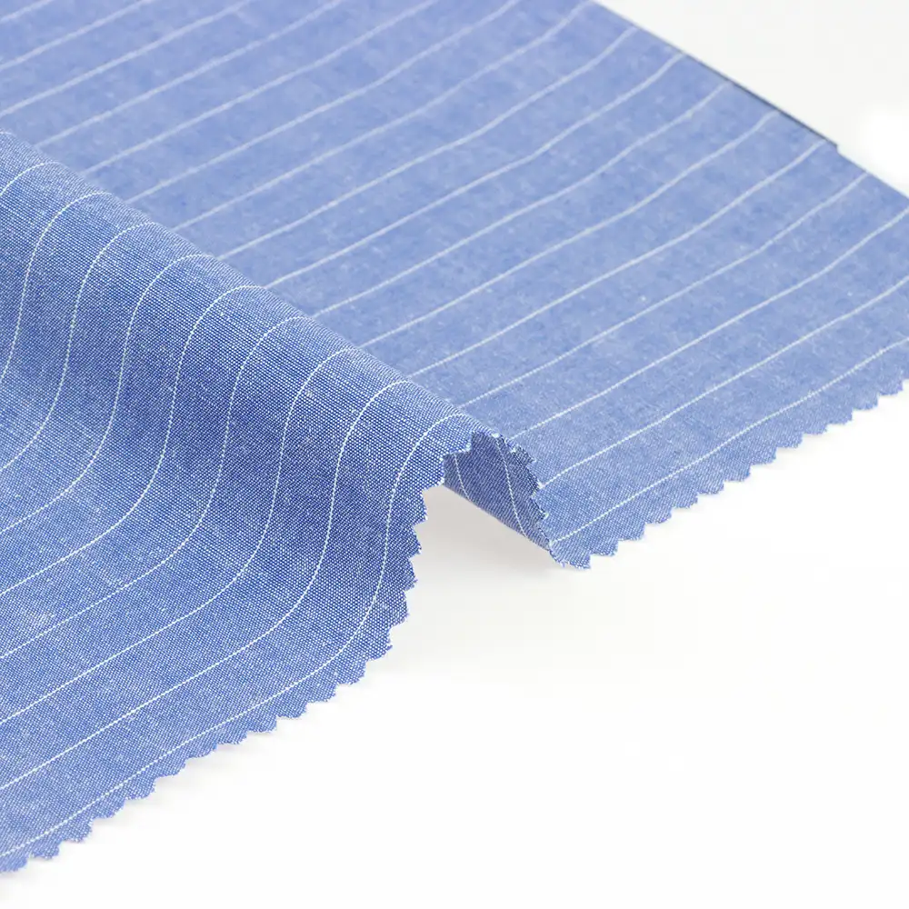 China Fabric for Shirt,Crop Top,Skirt,Over Shirt Linen/Cotton Plain Natural Woven Fabric Cotton Linen Blue color buy from China wholesaler bulk order at wholesale price free worldwide shipping Alibaba