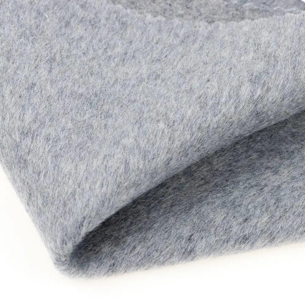 China Fabric for Blazer,Skirt,Hoodie Knit Woolen Fabric Woolen Wool Polyester Chemical Fiber Grey color buy from China wholesaler bulk order at wholesale price free worldwide shipping Alibaba