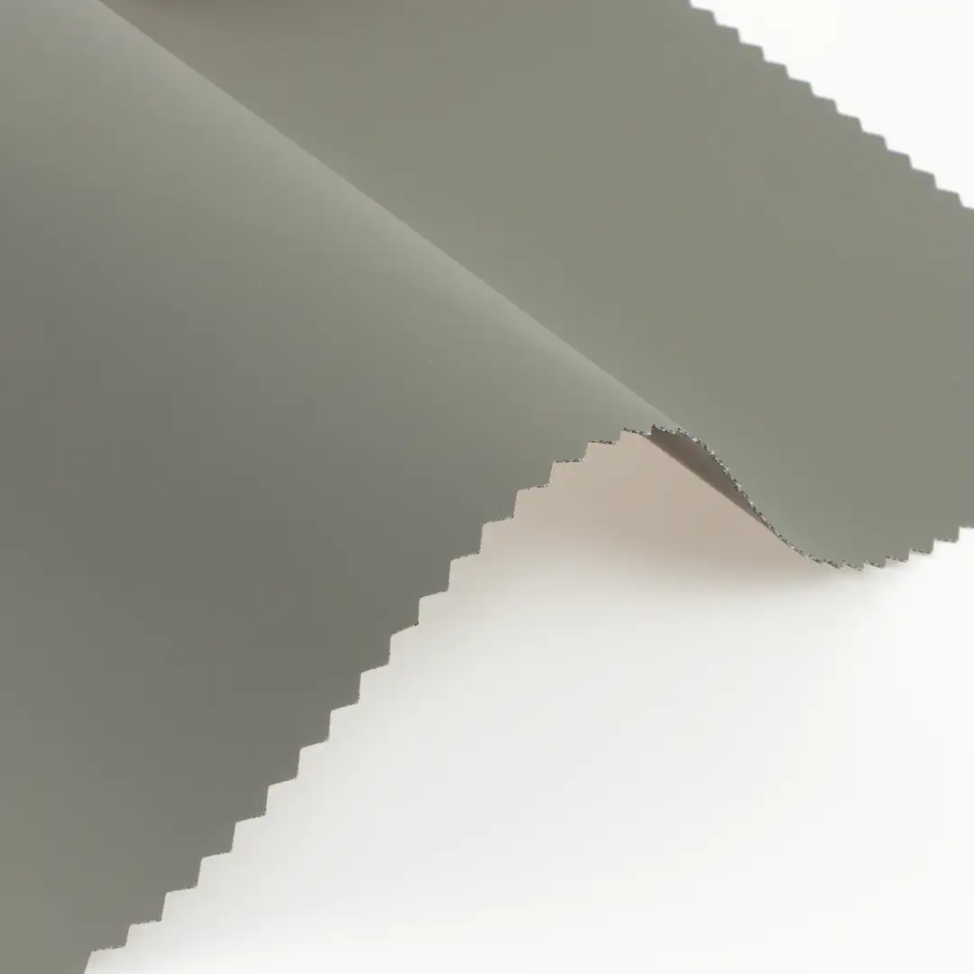 China Fabric for Blazer PU Woven Blended Fabric Polyester Green color buy from China wholesaler bulk order at wholesale price free worldwide shipping Alibaba