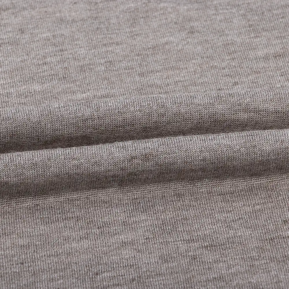 China Fabric for T-Shirt,Pajamas,Loungewear,Yoga Pants,Tracksuits Single Jersey Knit Fabric Wool Modal Brown color buy from China wholesaler bulk order at wholesale price free worldwide shipping Alibaba