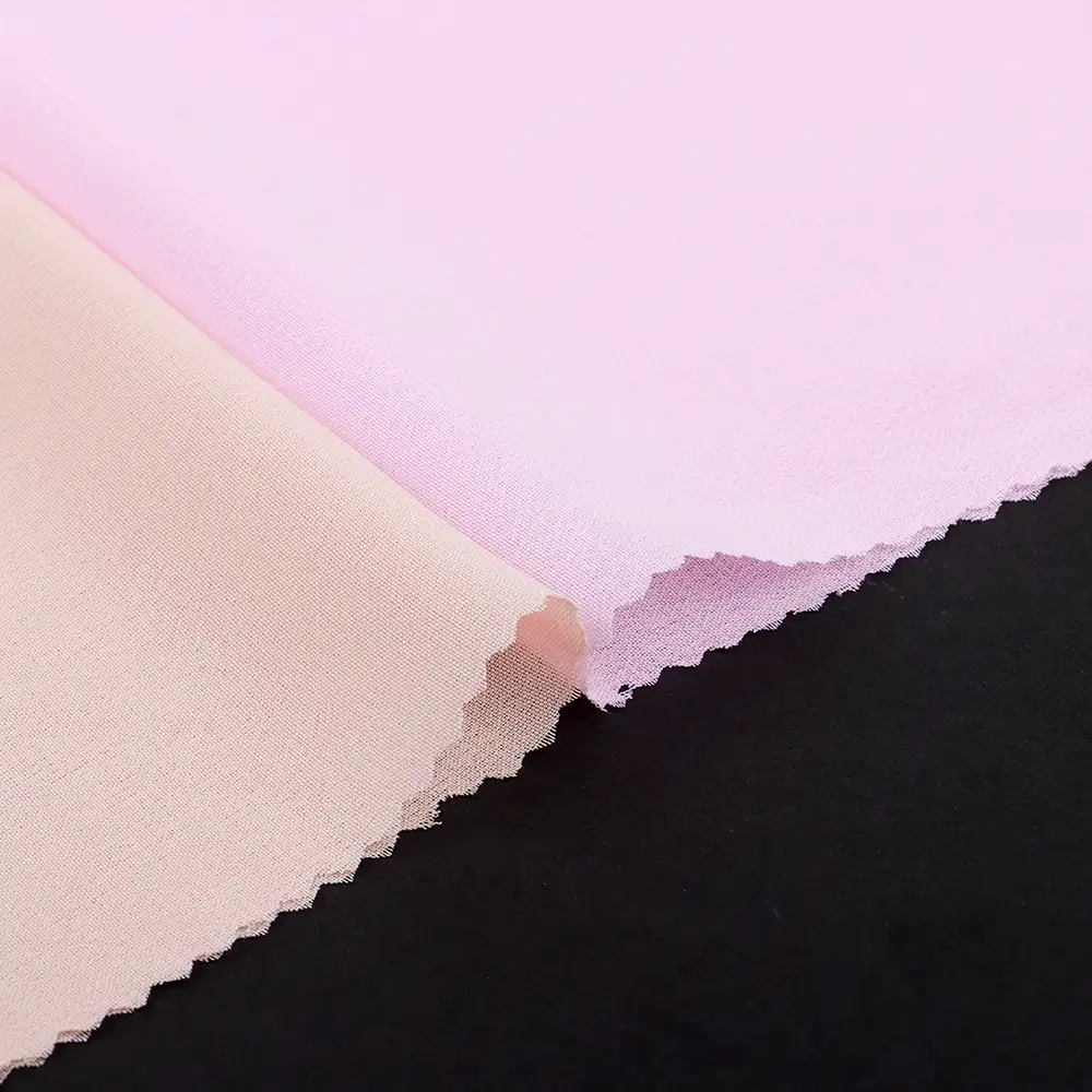 China Fabric for Blouse,Crop Top,Lingerie Chiffon Synthetic Woven Fabric Polyester Pink、orange color buy from China wholesaler bulk order at wholesale price free worldwide shipping Alibaba