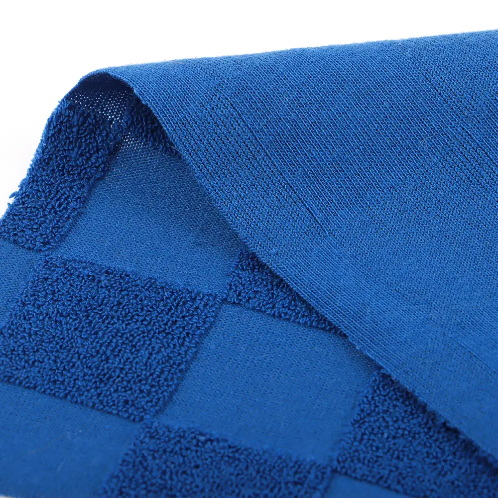 China Fabric for Pajamas,Loungewear,Hoodie Towel Fabric Knit Fabric Cotton Polyester Blue color buy from China wholesaler bulk order at wholesale price free worldwide shipping Alibaba