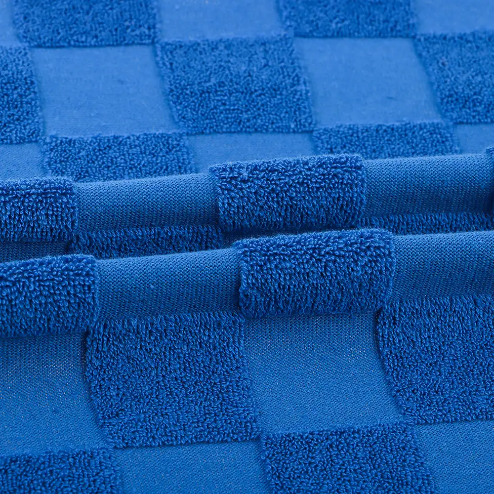 China Fabric for Pajamas,Loungewear,Hoodie Towel Fabric Knit Fabric Cotton Polyester Blue color buy from China wholesaler bulk order at wholesale price free worldwide shipping Alibaba