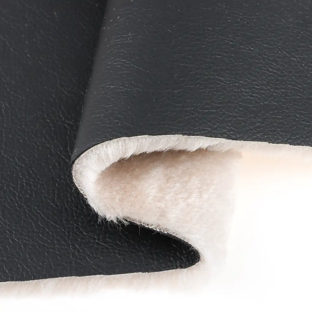 China Fabric for Blazer PU Woven Blended Fabric Polyester Black color buy from China wholesaler bulk order at wholesale price free worldwide shipping Alibaba