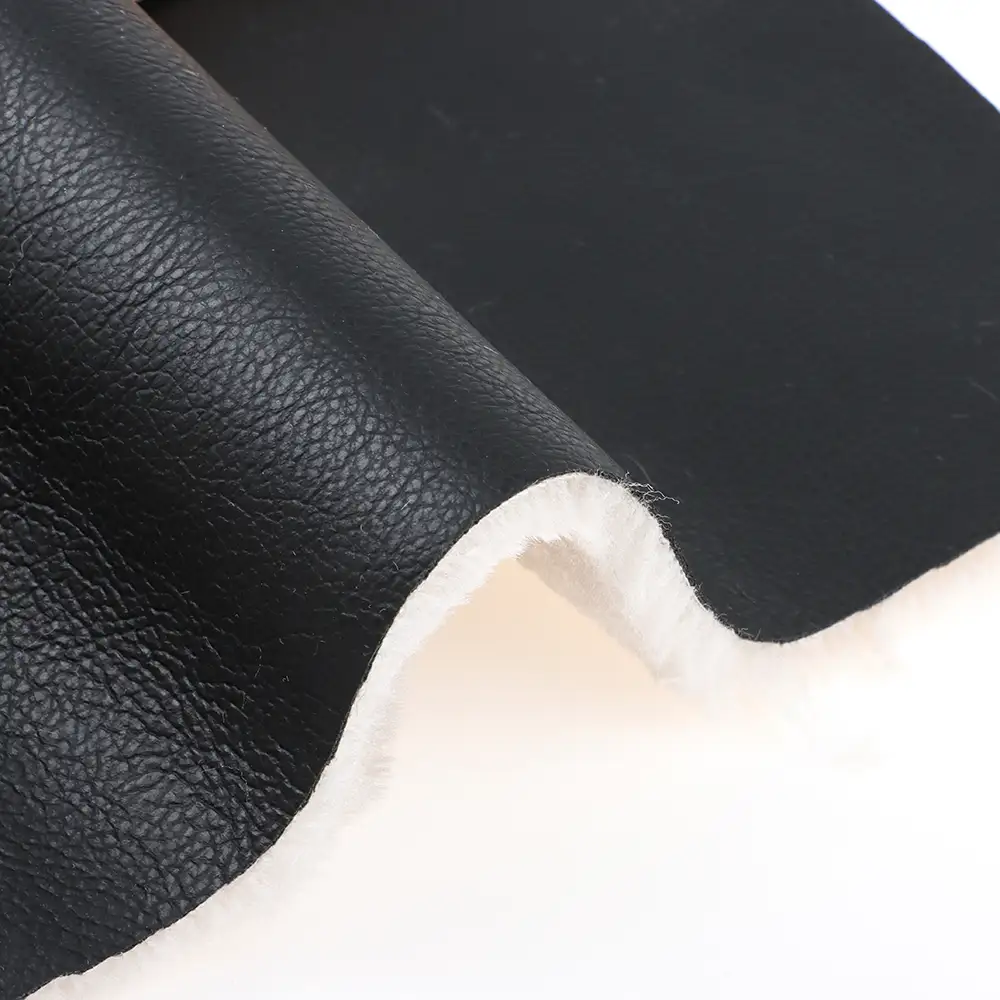 China Fabric for Blazer PU Woven Blended Fabric Polyester Black color buy from China wholesaler bulk order at wholesale price free worldwide shipping Alibaba