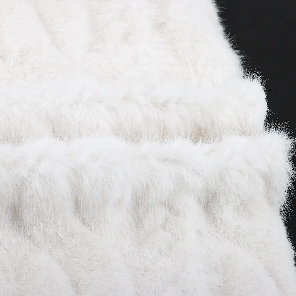 China Fabric for Trench Coat,Overcoat Fake Fur Knit Fabric Polyester Off-white color buy from China wholesaler bulk order at wholesale price free worldwide shipping Alibaba