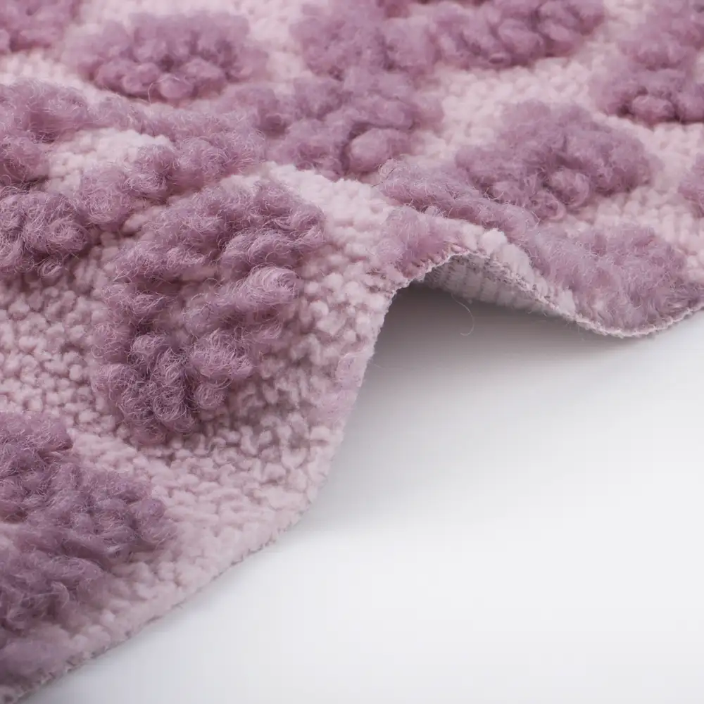 China Fabric for Hoodie,Sweatshirt,Jacket Fleece Knit Fabric Polyester Purple color buy from China wholesaler bulk order at wholesale price free worldwide shipping Alibaba