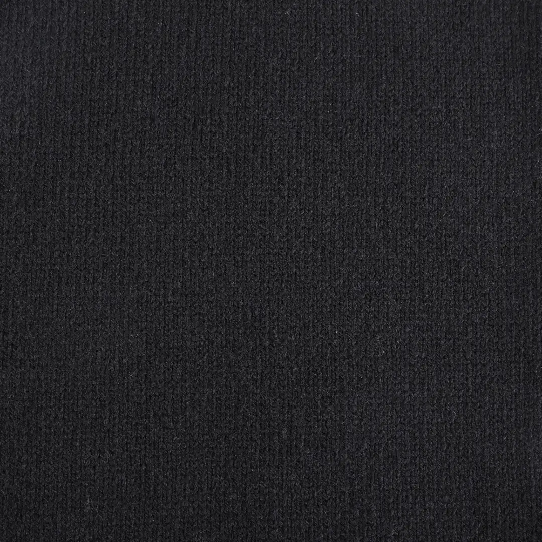China Yarn for Knitted Jacket (Sweater),Hoodie  (Sweater),Half-Zipper Cardigan (Sweater) Semi-Worsted Spun Regular Yarn BCI Cotton Recycled Polyester Wool Black color buy from China wholesaler bulk order at wholesale price free worldwide shipping Alibaba