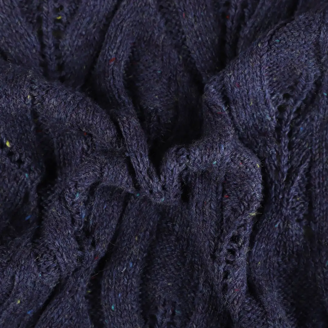 China Yarn for Knitted Jacket (Sweater),Hoodie  (Sweater),Half-Zipper Cardigan (Sweater) Woollen Spun Regular Yarn Cotton Acrylic Wool Dark Blue color buy from China wholesaler bulk order at wholesale price free worldwide shipping Alibaba