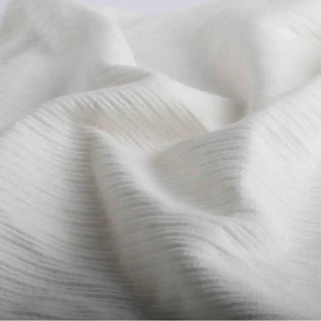 India Fabric for Waistcoat,Blazer Weft Jacquard Knit Fabric Cotton Spandex White color buy from India wholesaler bulk order at wholesale price free worldwide shipping Alibaba