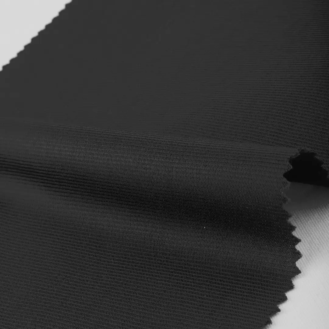 China Fabric for Pajamas,Loungewear,Hoodie Tricot Brush Knit Fabric Polyester Black color buy from China wholesaler bulk order at wholesale price free worldwide shipping Alibaba