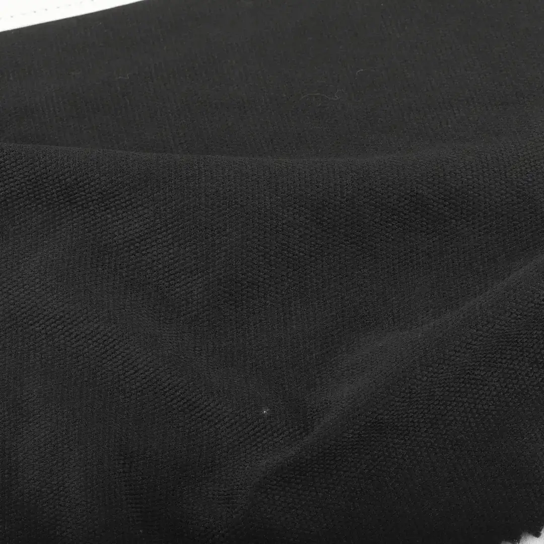 China Fabric for T-Shirt,Polo Shirt,Tank Top Pique Knit Fabric Polyester Black color buy from China wholesaler bulk order at wholesale price free worldwide shipping Alibaba