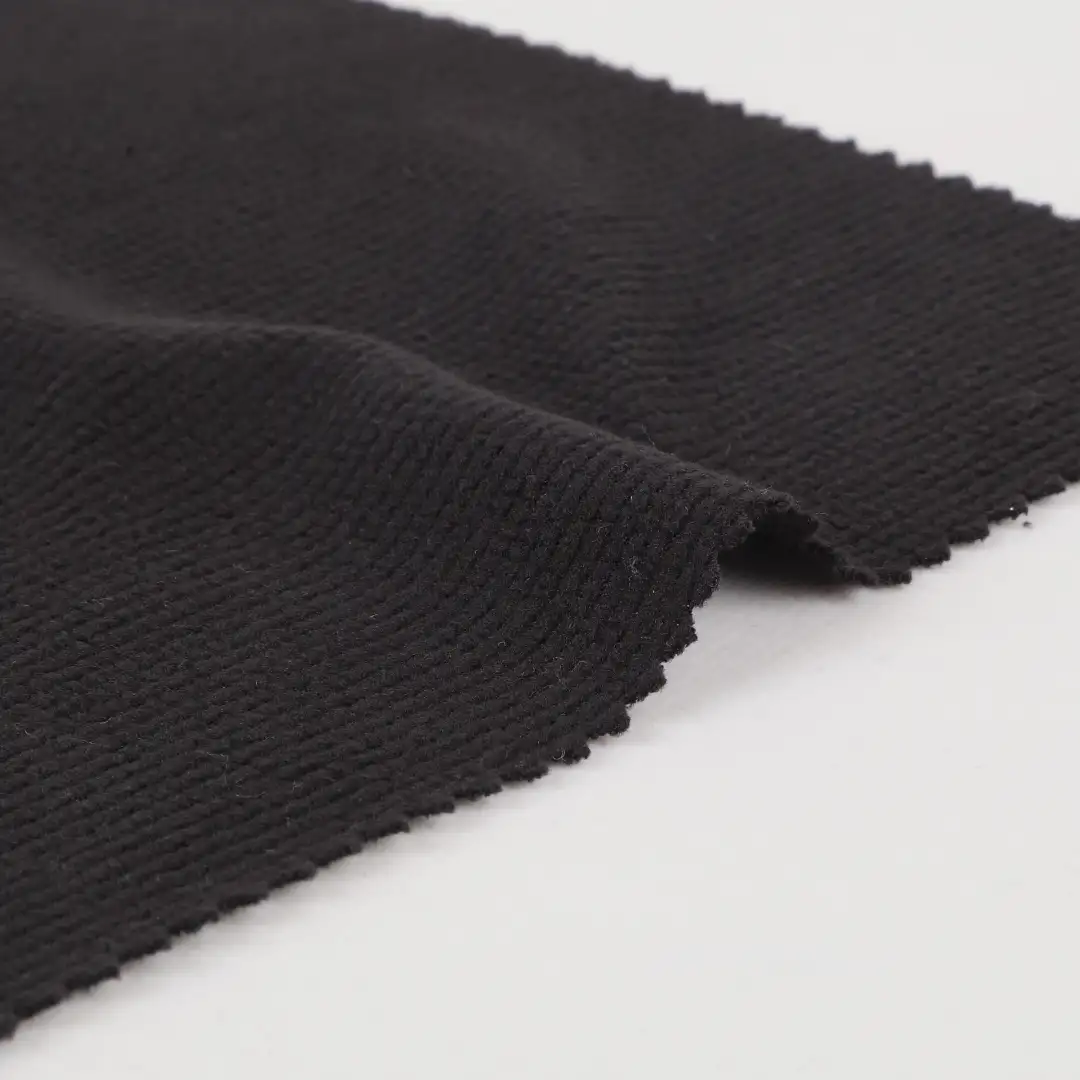 China Fabric for Loungewear,Pajamas,Hoodie Waffle Knit Fabric Polyester Black color buy from China wholesaler bulk order at wholesale price free worldwide shipping Alibaba