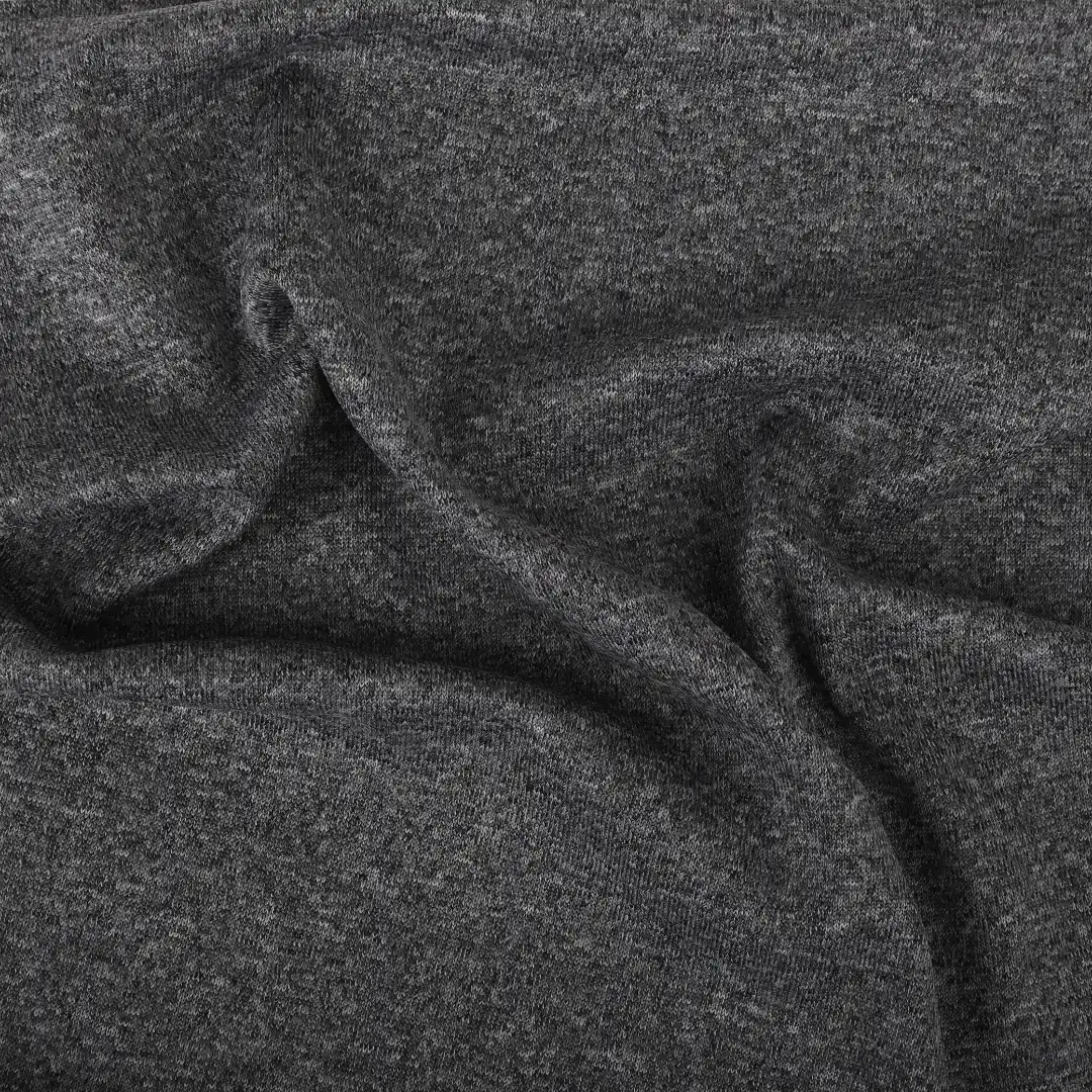 China Fabric for Loungewear,Sweatshirt,Hoodie Hacci Knit Fabric Polyester Spandex Grey color buy from China wholesaler bulk order at wholesale price free worldwide shipping Alibaba
