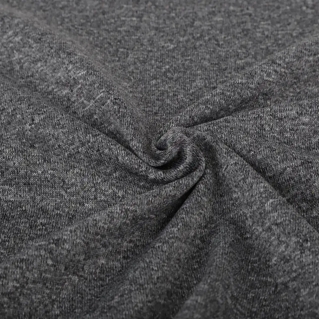 China Fabric for Loungewear,Sweatshirt,Hoodie Hacci Knit Fabric Polyester Spandex Grey color buy from China wholesaler bulk order at wholesale price free worldwide shipping Alibaba