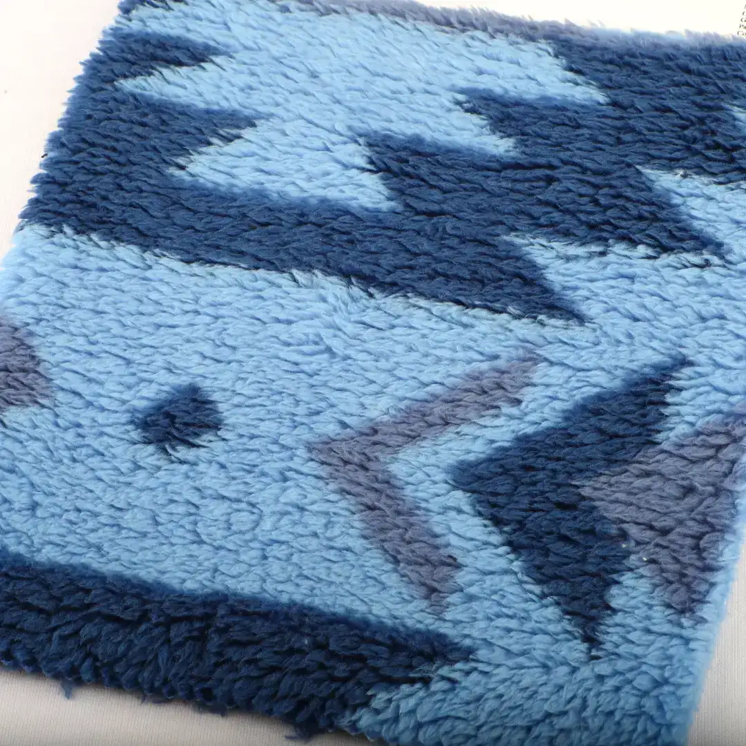 China Fabric for Loungewear,Pajamas,Hoodie Coral Fleece Knit Fabric Polyester Bottom Blue color buy from China wholesaler bulk order at wholesale price free worldwide shipping Alibaba