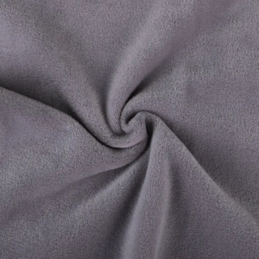 China Fabric for Loungewear,Hoodie,Sweatshirt Super Soft Velour Knit Fabric Polyester Spandex Grey color buy from China wholesaler bulk order at wholesale price free worldwide shipping Alibaba