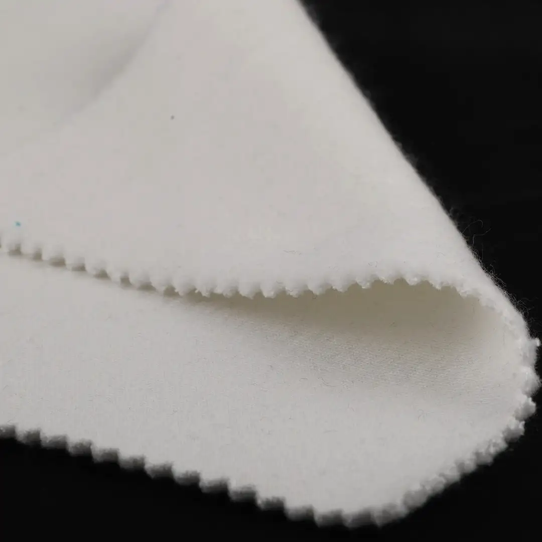 China Fabric for Hoodie,Sweatshirt,Jacket Fleece Knit Fabric Cotton Polyester White color buy from China wholesaler bulk order at wholesale price free worldwide shipping Alibaba