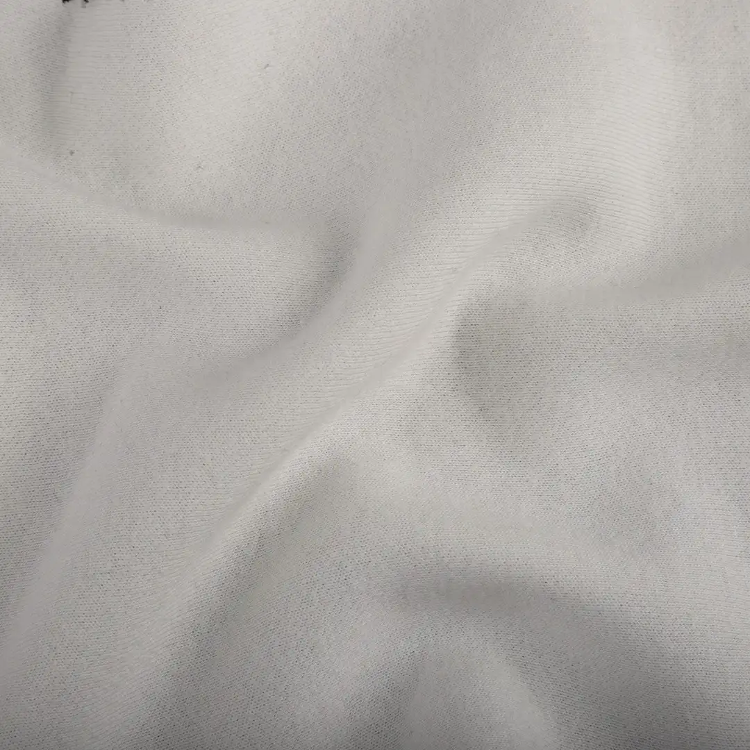 China Fabric for Hoodie,Sweatshirt,Jacket Fleece Knit Fabric Cotton Polyester White color buy from China wholesaler bulk order at wholesale price free worldwide shipping Alibaba