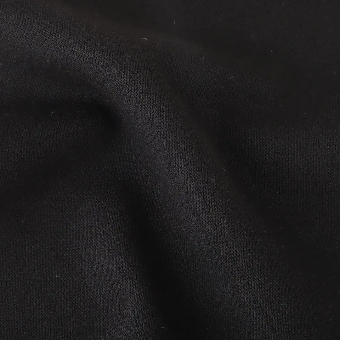 China Fabric for Hoodie,Blazer,Skirt Knit Woolen Fabric Woolen Polyester Black color buy from China wholesaler bulk order at wholesale price free worldwide shipping Alibaba