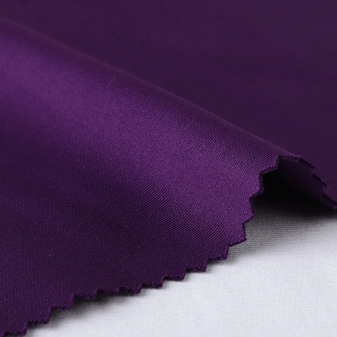 China Fabric for Swimsuits,Leggings,Tracksuits Scuba Knit Fabric Polyester Spandex Purple color buy from China wholesaler bulk order at wholesale price free worldwide shipping Alibaba