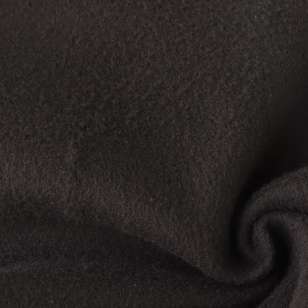 China Fabric for Hoodie,Jackets,Sweatshirt Polar Fleece Knit Fabric Polyester Black color buy from China wholesaler bulk order at wholesale price free worldwide shipping Alibaba