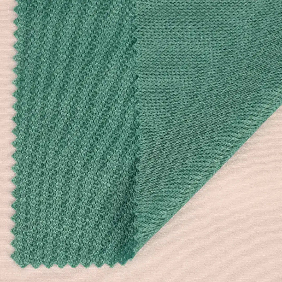 China Fabric for Sports Bras,Yoga Clothes,Tank Top Birdeye Mesh Knit Fabric Polyester Green color buy from China wholesaler bulk order at wholesale price free worldwide shipping Alibaba