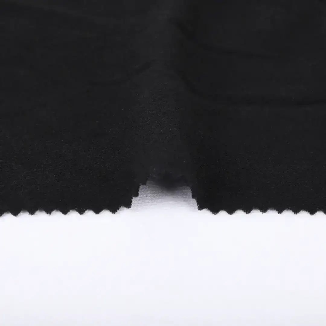 China Fabric for Swimsuits,Leggings,Tracksuits Scuba Knit Fabric Polyester Spandex Black color buy from China wholesaler bulk order at wholesale price free worldwide shipping Alibaba