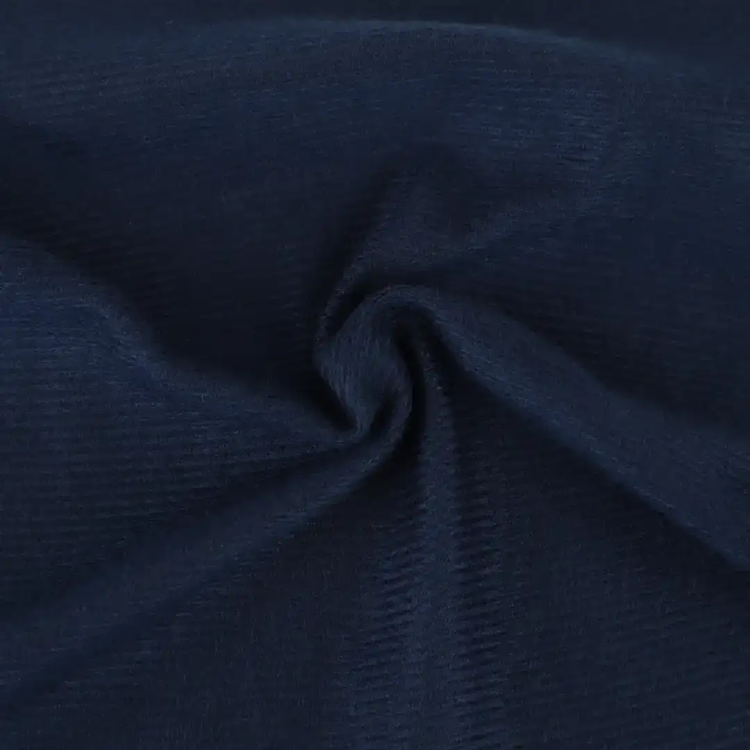 China Fabric for Pajamas,Loungewear,Hoodie Tricot Brush Knit Fabric Polyester Navy color buy from China wholesaler bulk order at wholesale price free worldwide shipping Alibaba