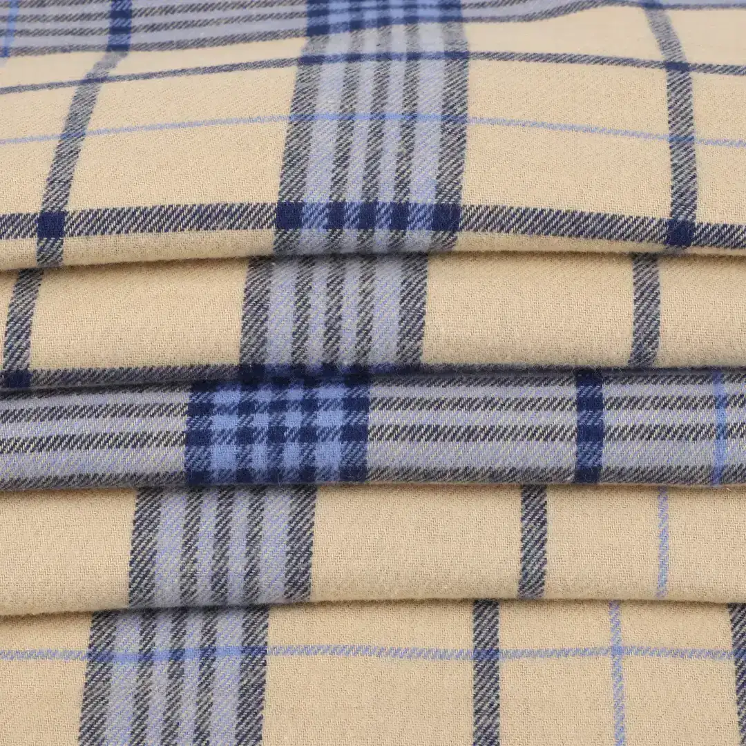 Bangladesh Fabric for Shirt,Crop Top,Skirt,Over Shirt Cotton YD Flannel Natural Woven Fabric Recycled Cotton BCI Cotton Multi Color color buy from Bangladesh wholesaler bulk order at wholesale price free worldwide shipping Alibaba