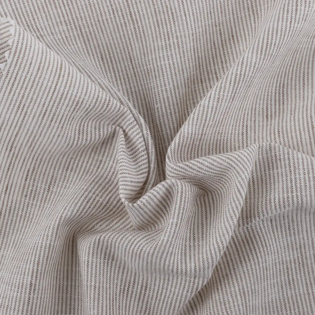 Bangladesh Fabric for Shirt,Crop Top,Skirt,Over Shirt Linen/Cotton Plain Natural Woven Fabric Linen Cotton Yarn color buy from Bangladesh wholesaler bulk order at wholesale price free worldwide shipping Alibaba