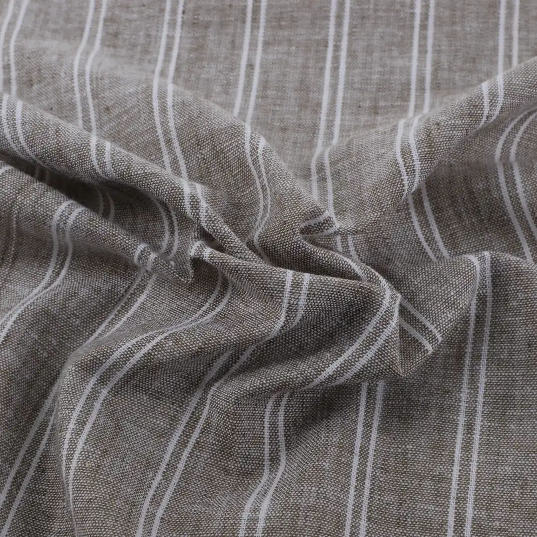 Bangladesh Fabric for Shirt,Crop Top,Skirt,Over Shirt Linen/Cotton Plain Natural Woven Fabric Linen Cotton Yarn Dyed color buy from Bangladesh wholesaler bulk order at wholesale price free worldwide shipping Alibaba