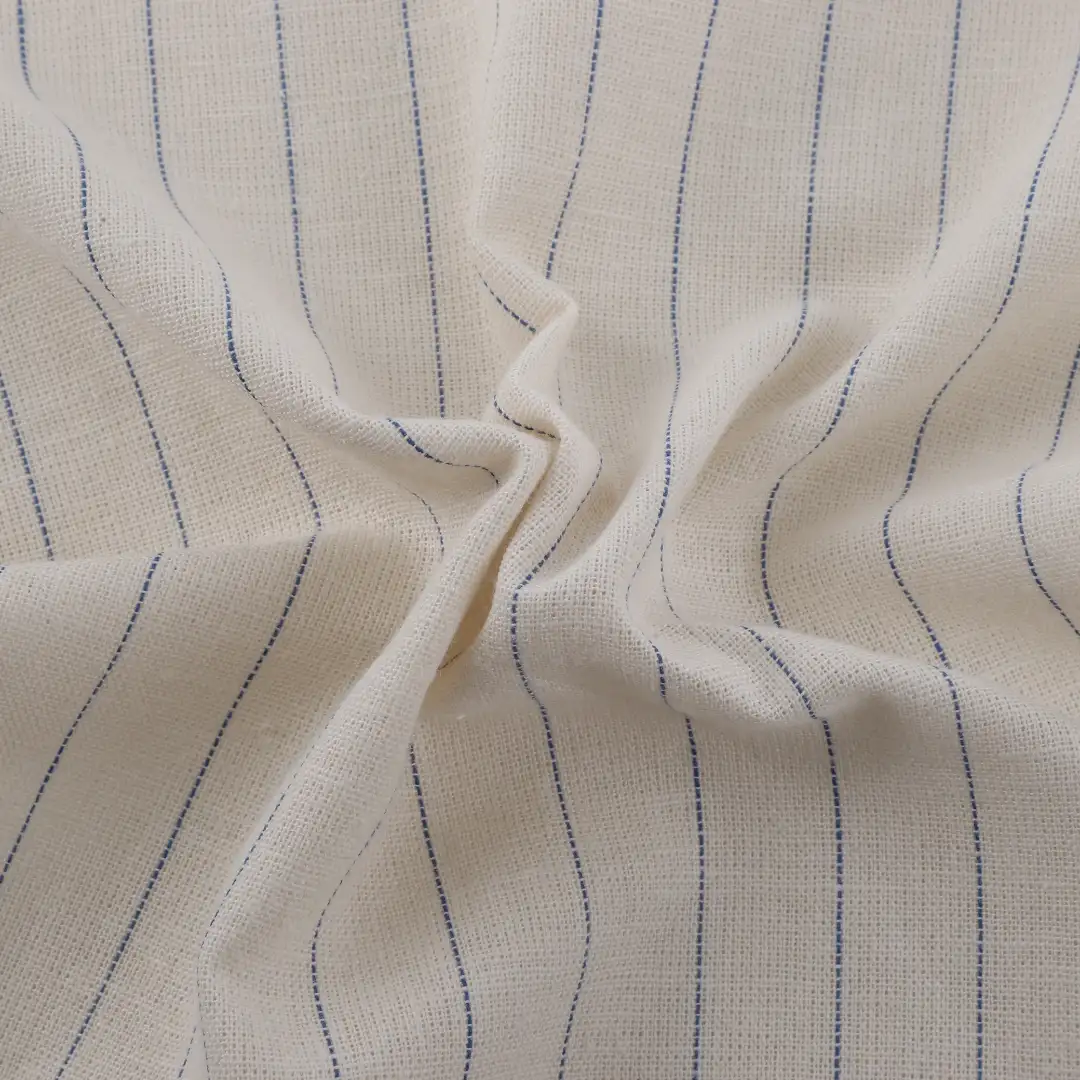 Bangladesh Fabric for Shirt,Crop Top,Skirt,Over Shirt Linen/Cotton Plain Natural Woven Fabric Cotton Linen Brow/Blue color buy from Bangladesh wholesaler bulk order at wholesale price free worldwide shipping Alibaba
