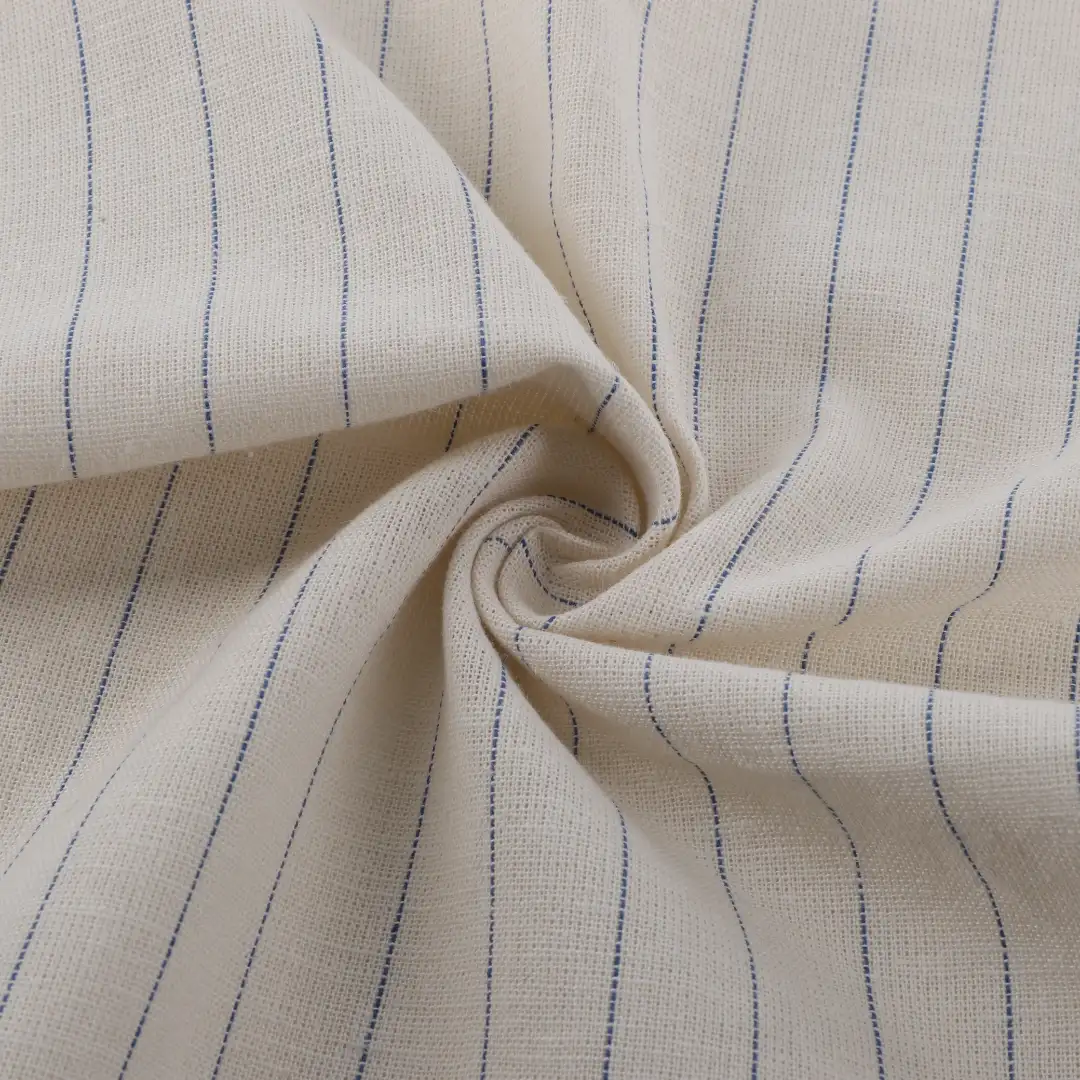 Bangladesh Fabric for Shirt,Crop Top,Skirt,Over Shirt Linen/Cotton Plain Natural Woven Fabric Cotton Linen Brow/Blue color buy from Bangladesh wholesaler bulk order at wholesale price free worldwide shipping Alibaba