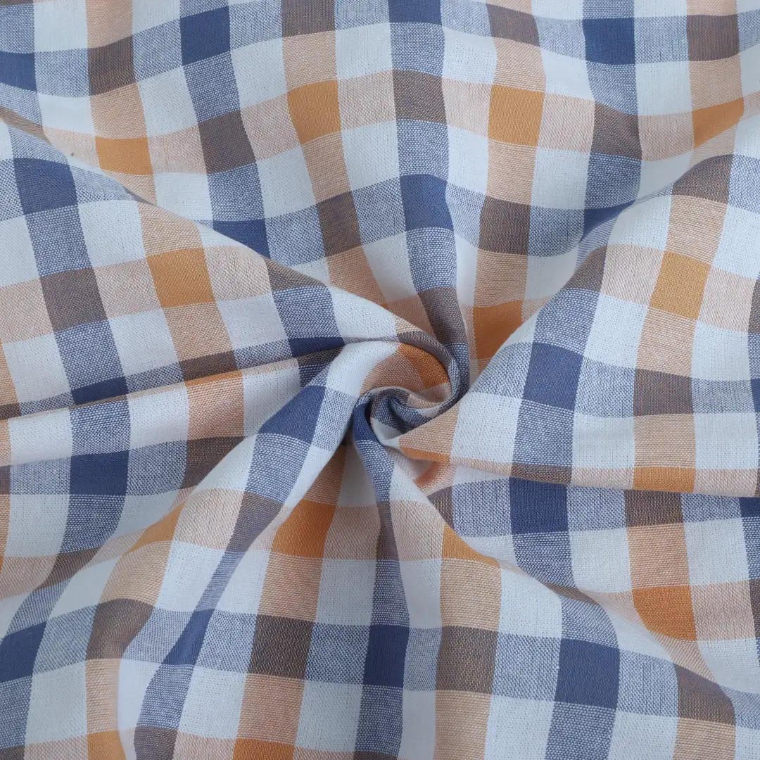 Bangladesh Fabric for Over Shirt,Skirt,Crop Top  Cotton Seersucker Natural Woven Fabric Cotton White and Brown color buy from Bangladesh wholesaler bulk order at wholesale price free worldwide shipping Alibaba