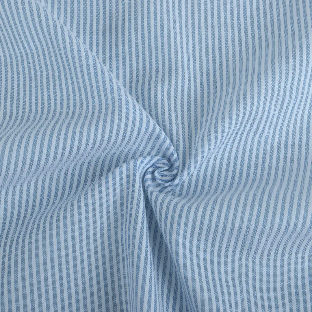 Bangladesh Fabric for Over Shirt,Skirt,Crop Top  Cotton Seersucker Natural Woven Fabric Cotton White And Blue color buy from Bangladesh wholesaler bulk order at wholesale price free worldwide shipping Alibaba