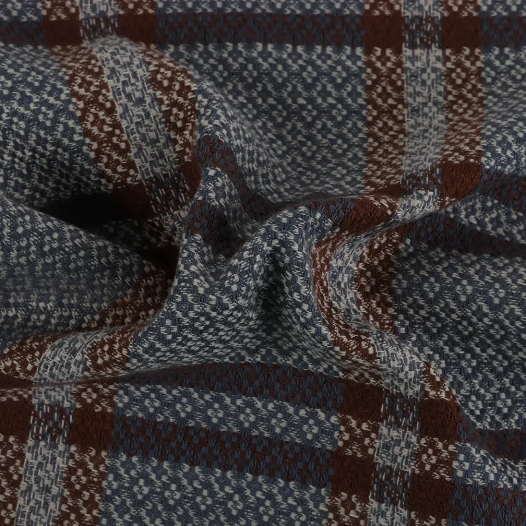 Bangladesh Fabric for Shirt,Crop Top,Skirt Cotton Dobby Natural Woven Fabric BCI Cotton Tencel CRIMP/CHECK color buy from Bangladesh wholesaler bulk order at wholesale price free worldwide shipping Alibaba